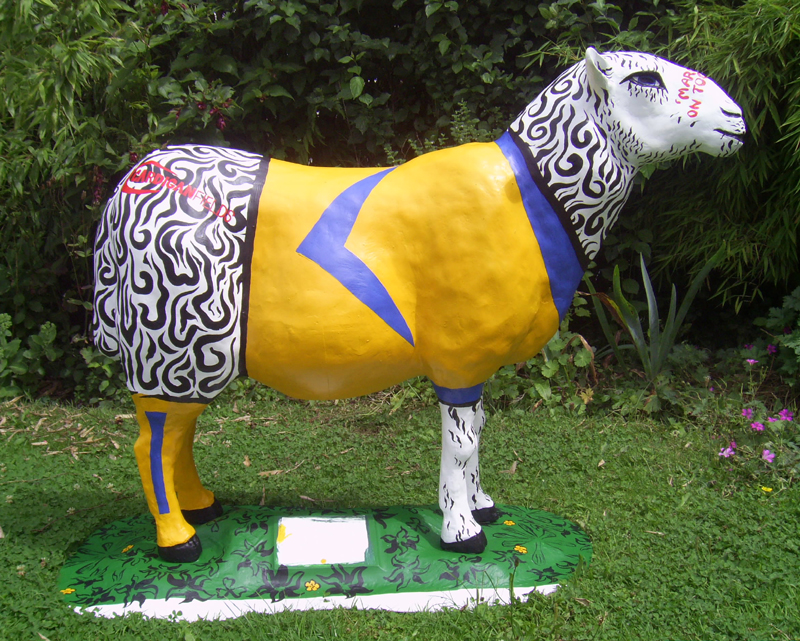 wooly bremner fibreglass sheep