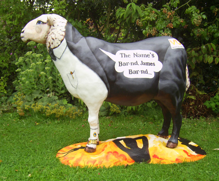 james baand fibreglass sheep