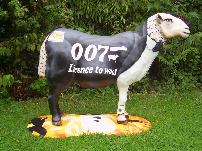 james baand fibreglass sheep