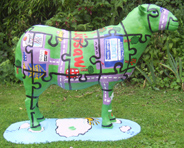 fibre glass sheep Kirkstall map