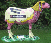 fibreglass sheep lady ga ga