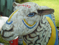 fibreglass sheep leeds rhino