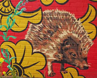 Barton Street, Gloucester, mural by Tom Cousins, commissioned by Gloucestershire Wildlife Trust