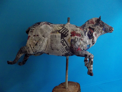 paper mache sheep